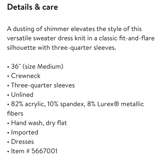 Eliza J Ribbed Fit & Flare Sweater Dress - Picture 5 of 5